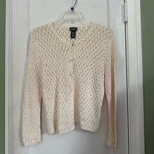 LL Bean Cream Women's Sweater